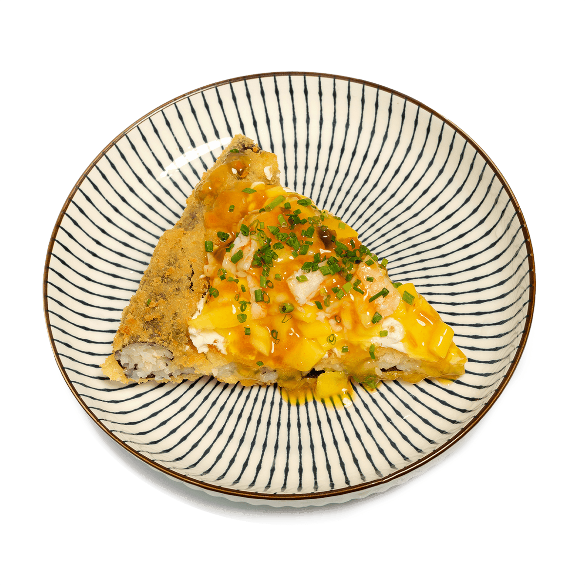 Pizza z krewetką-mango