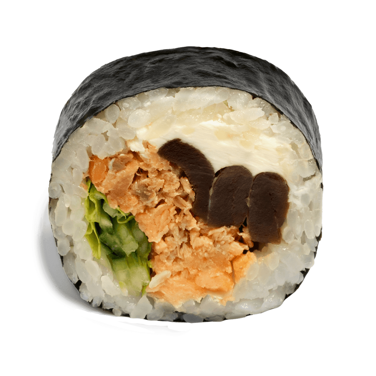 Futomaki z pieczonym lososiem