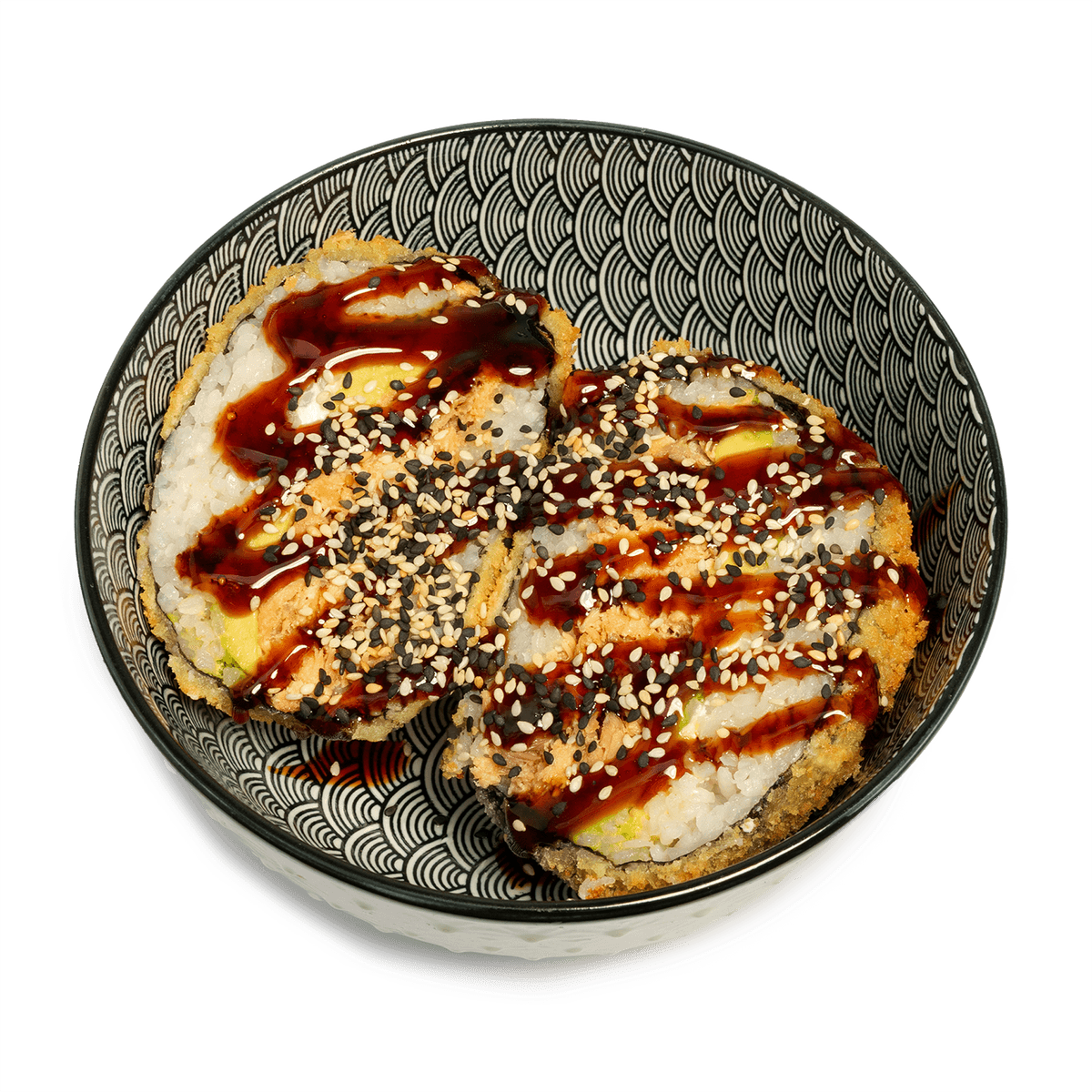 Burger z łososiem grillowanym