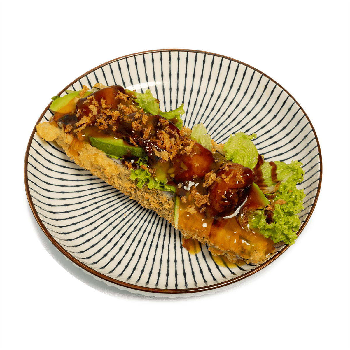 Hot-dog z kurczakiem teriyaki